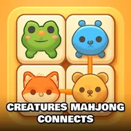 Creatures Mahjong Connects - Classic Tiles game